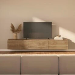 Halmsford Zwevend Tv meubel laag Mango (1)