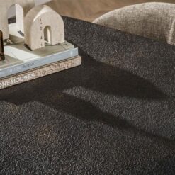 Lopez Eettafel deens ovaal Metallic grijs 180cm