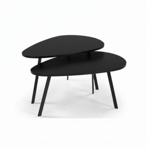 Mette Salontafel set van 2 Zwart