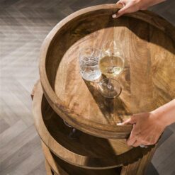 Namra Wijntrolley Mangohout Ø55cm