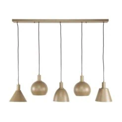 Vinci 5-lichts Hanglamp Beige