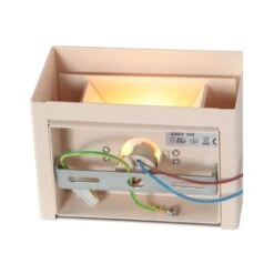 Wandlamp Muro Rechthoek Crème (3)
