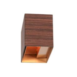 Wandlamp Muro Rechthoek Hout look (2)