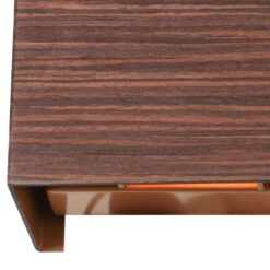 Wandlamp Muro Rechthoek Hout look (3)