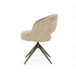 Alissa Eetkamerstoel Taupe stof