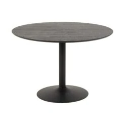 Brad Eettafel rond Zwart 110cm
