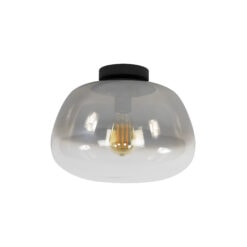 Carlos 1-lichts Plafondlamp Smoke glas