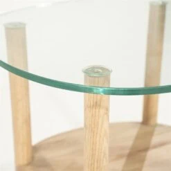 Cleo Bijzettafel Naturel 50cm