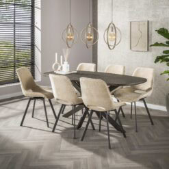 Colin Eetkamerstoel draaibaar Jaroq zand