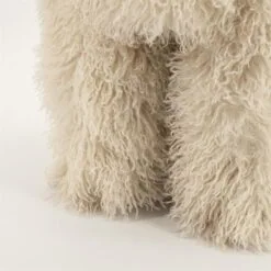 Doodly Poef Beige stof 40cm