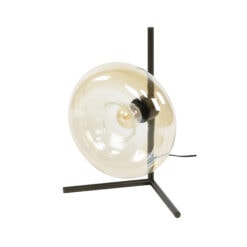 Doris 1-lichts Tafellamp Amber glas