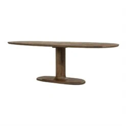 Eettafel Coco ovaal Lichtbruin mangohout 240cm