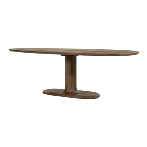 Eettafel Coco ovaal Lichtbruin mangohout 240cm
