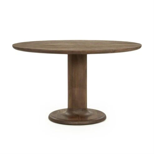 Eettafel Coco rond Lichtbruin mangohout 130cm