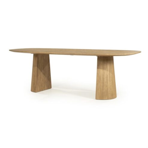 Eettafel Lune ovaal naturel 240cm
