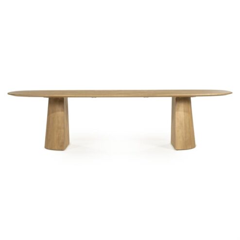Eettafel Lune ovaal naturel 300cm
