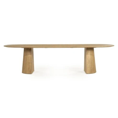 Eettafel Lune ovaal naturel 300cm