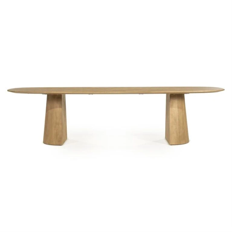 Eettafel Lune ovaal naturel 300cm