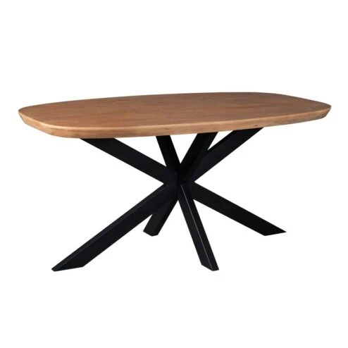 Eettafel Martin deens ovaal Naturel 160cm