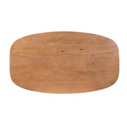Eettafel Martin deens ovaal Naturel 160cm