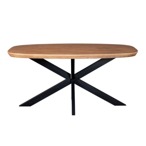 Eettafel Martin deens ovaal Naturel 160cm