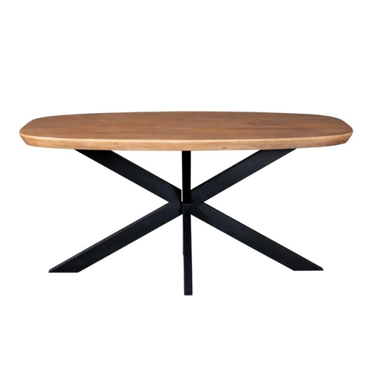 Eettafel Martin deens ovaal Naturel 160cm