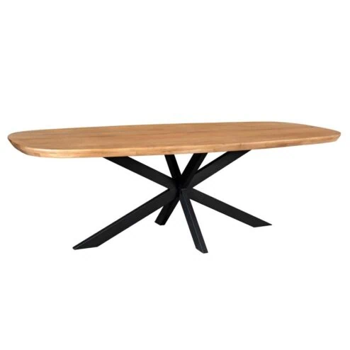 Eettafel Martin deens ovaal Naturel 200cm