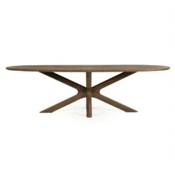 Eettafel Tycho ovaal Lichtbruin mangohout 260cm