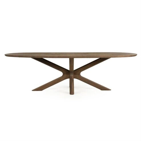 Eettafel Tycho ovaal Lichtbruin mangohout 260cm
