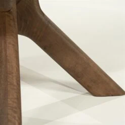 Eettafel Tycho rond Lichtbruin mangohout 150cm