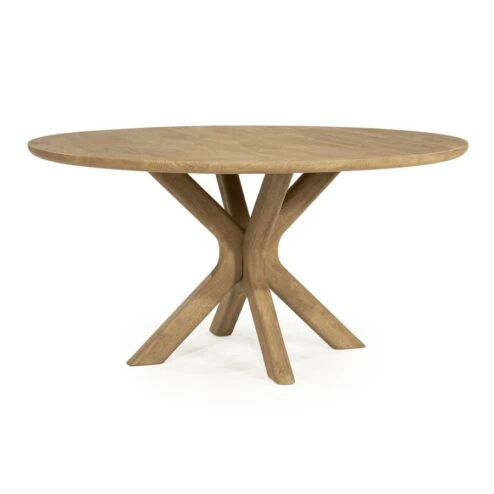 Eettafel Tycho rond Naturel mangohout 150cm