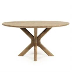 Eettafel Tycho rond Naturel mangohout 150cm