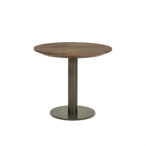 Esila Salontafel rond Bruin 50cm