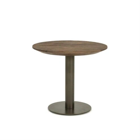 Esila Salontafel rond Bruin 50cm