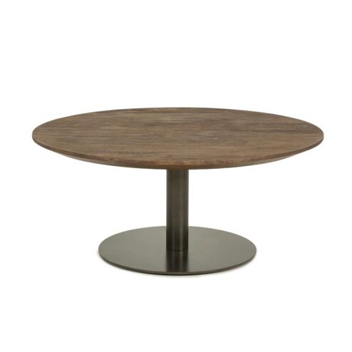Esila Salontafel rond Bruin 80cm