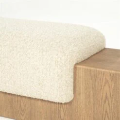 George Bankje Beige hout 133cm