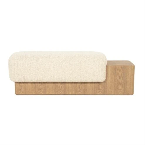 George Bankje Beige hout 133cm