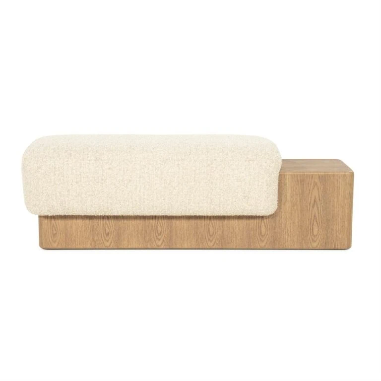 George Bankje Beige hout 133cm