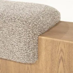 George Bankje Taupe hout 133cm