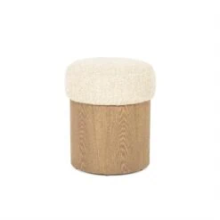 George Poef Beige hout 39cm