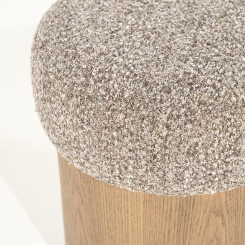 George Poef Taupe hout 39cm