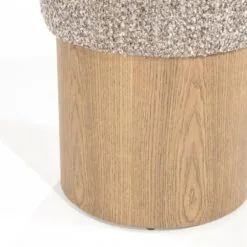 George Poef Taupe hout 39cm