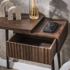 Giorgia Nachtkastje Links Acaciahout 60cm