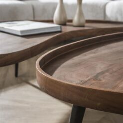 Giorgia Salontafel set van 2 organisch Acaciahout 103cm