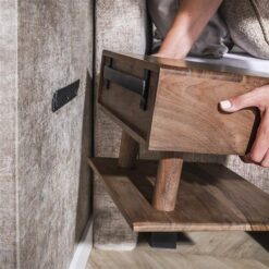 Giorgia Zwevend Nachtkastje 1 plank Acaciahout 35cm