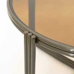 Groovy Salontafel rond Bruin 63cm