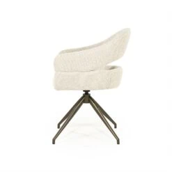 Hailey Eetkamerstoel Beige stof