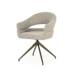 Hailey Eetkamerstoel Taupe stof