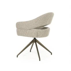 Hailey Eetkamerstoel Taupe stof