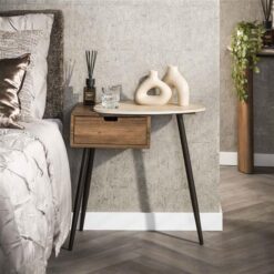 Isabella Nachtkastje 1 lade Rechts Travertin 60cm